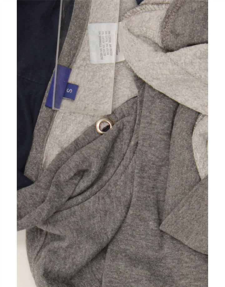 Felpa con cappuccio grafica da uomo Asics piccola in cotone grigio