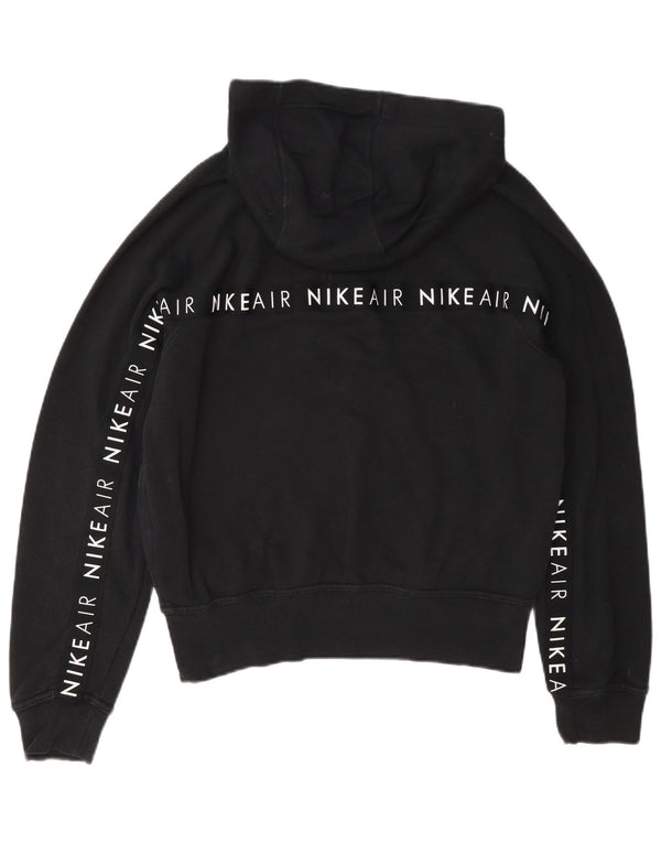 Felpa con cappuccio grafica da donna Nike UK 10 piccola in cotone nero