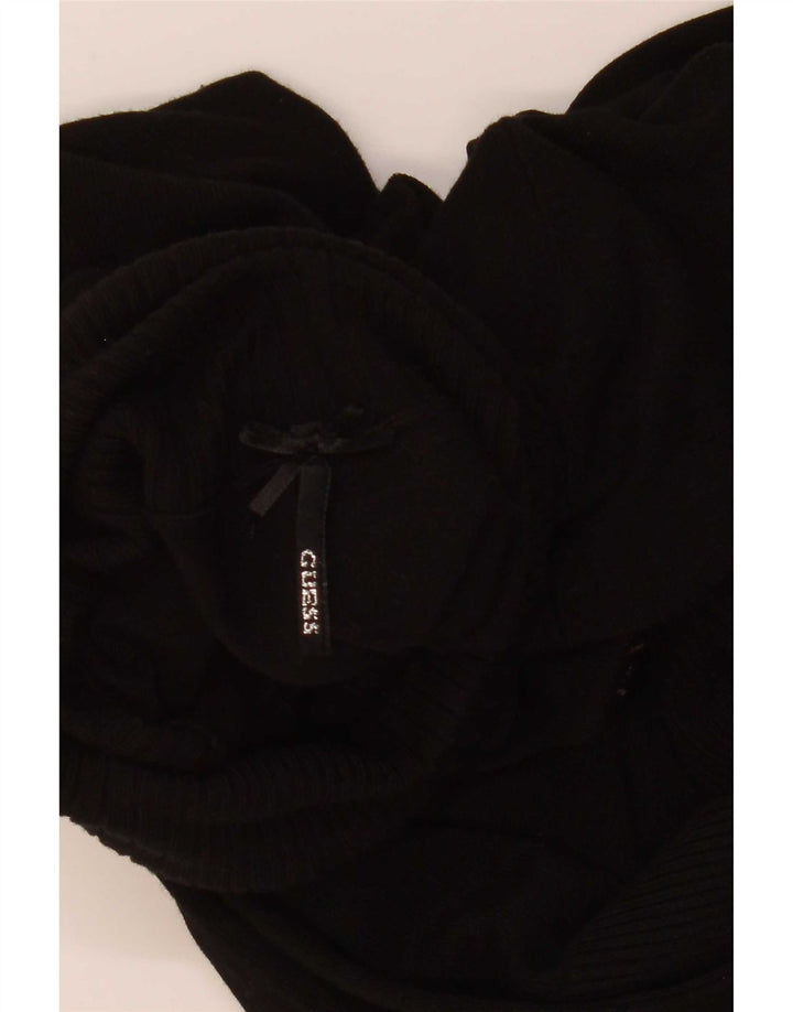 Maglione maglione con collo alto grafico da donna Guess UK 12 medio nero