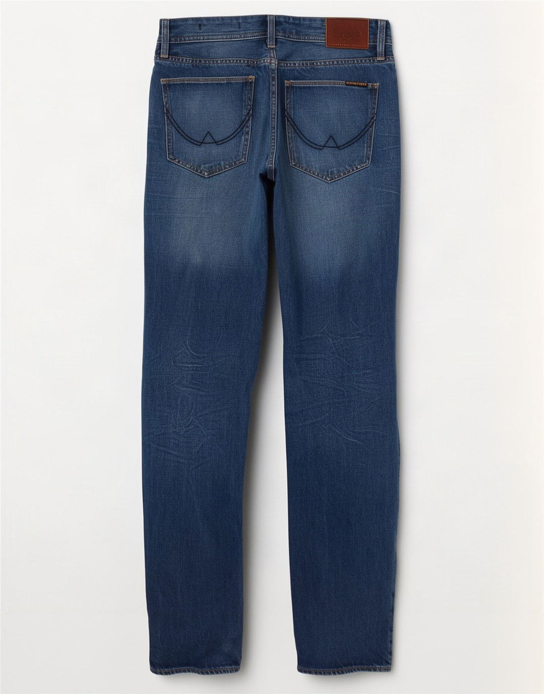 Jeans larghi da uomo Superdry Copperfill Distressed W32 L32 in cotone blu
