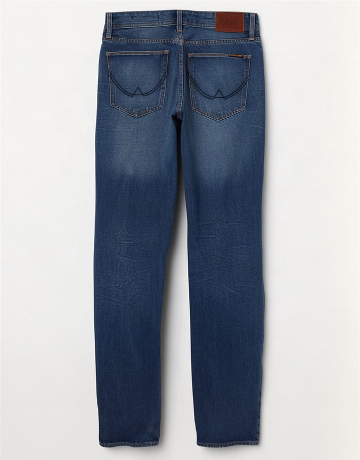 Jeans larghi da uomo Superdry Copperfill Distressed W32 L32 in cotone blu