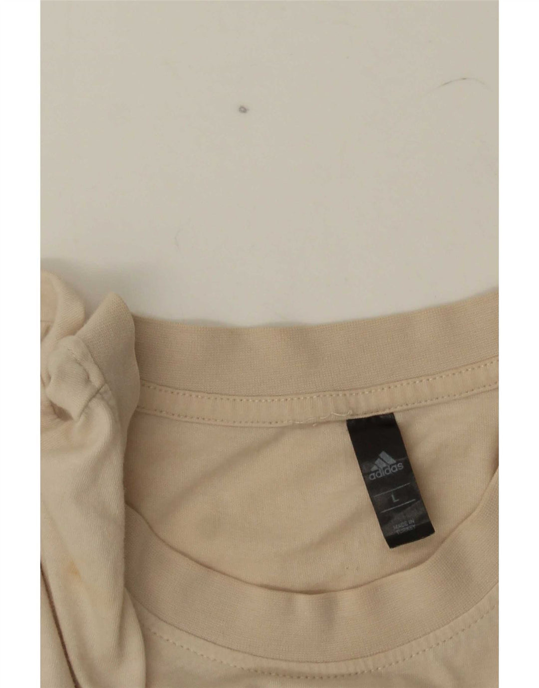Maglietta grafica da uomo Adidas Top grande beige