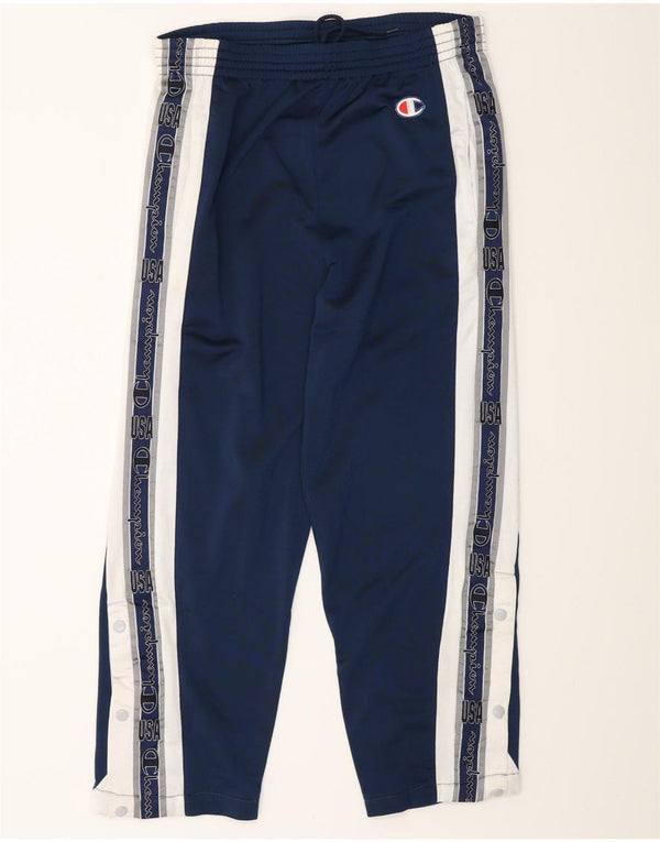 Pantaloni da tuta con grafica Champion da uomo piccoli color block blu navy