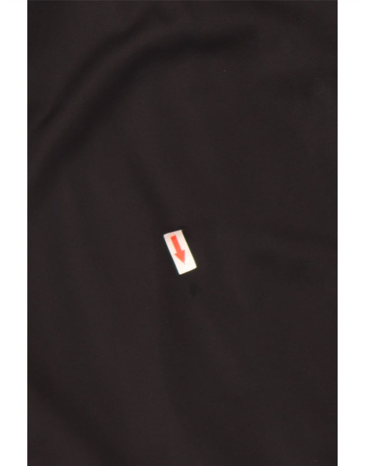Giacca da ginnastica da uomo Fila Small in poliestere color block nero