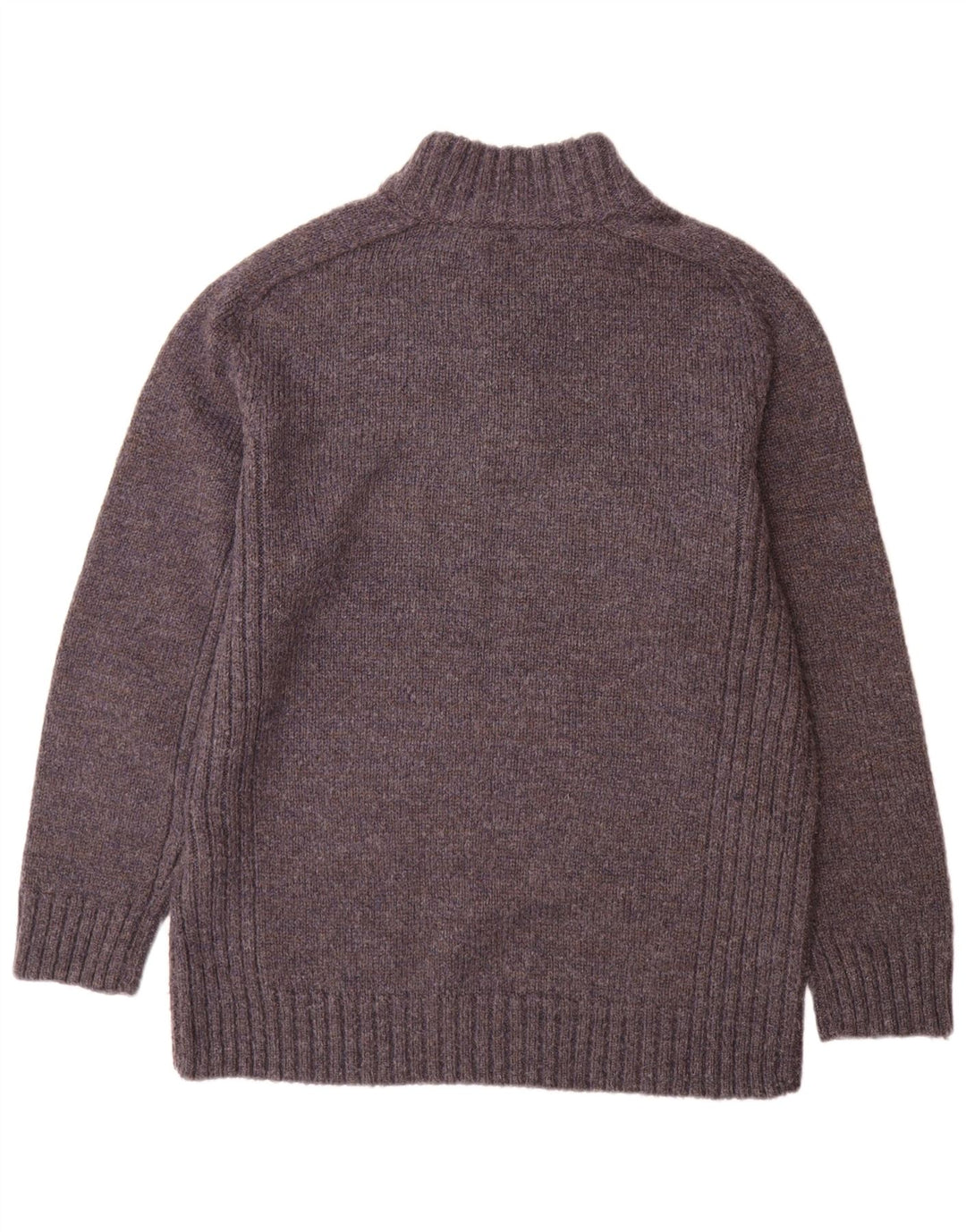 Maglione da uomo Kensington Eastside con collo abbottonato XL in acrilico grigio