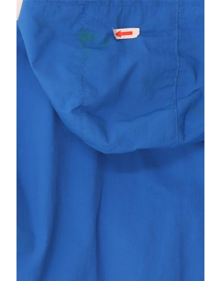 Giacca antipioggia con cappuccio Levi's per ragazzi 11-12 anni in nylon color block blu