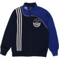 ADIDAS Boys Graphic Tracksuit Top Jacket 7-8 Years Navy Blue Colourblock | Vintage Adidas | Thrift | Second-Hand Adidas | Used Clothing | Messina Hembry 
