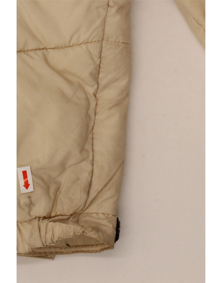 Giacca imbottita da uomo ZARA UK 36 piccola in nylon beige
