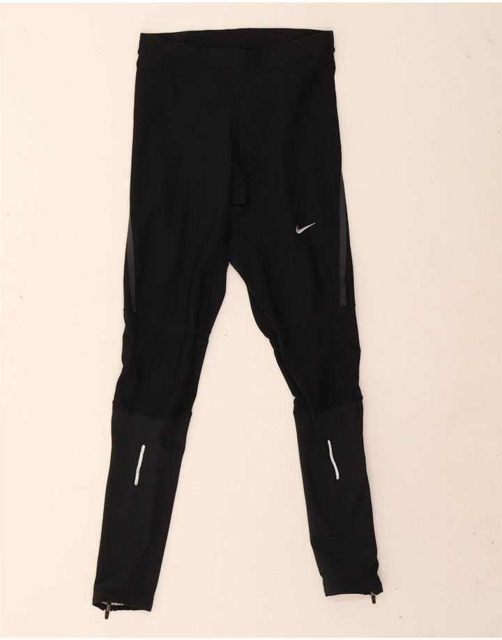 Leggings Nike Dri Fit da donna UK 12 medio nero poliestere
