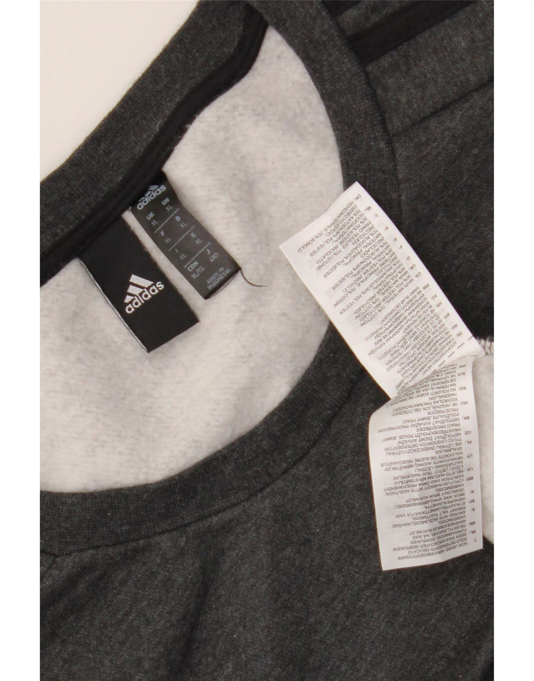 Felpa Adidas Uomo Maglione XL Grigio Cotone