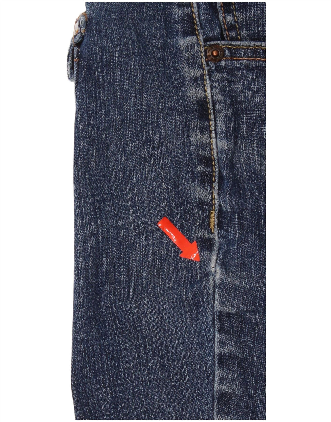 Jeans Levi's 524 Super Low Skinny da donna W36 L31 Blu