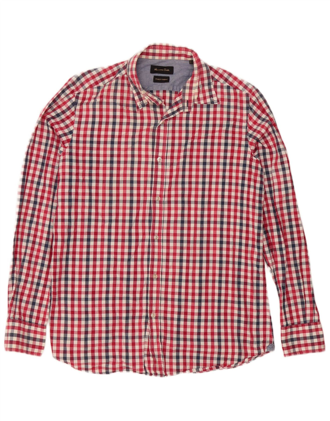 Camicia da uomo Massimo Dutti a quadretti rossi medi