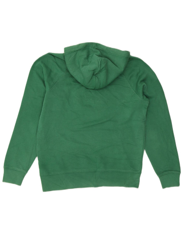 Gant Felpa con cappuccio grafica da uomo in cotone verde medio
