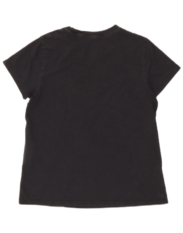 T-shirt Levi's Perfect Crew da donna UK 10 piccola in cotone nero