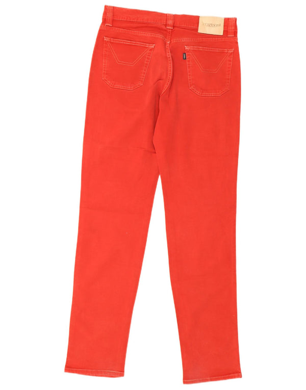 Pantaloni casual slim da uomo Jeckerson W32 L32 in cotone rosso