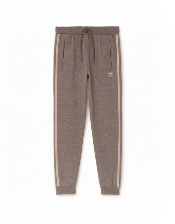 Pantaloni da tuta da uomo Adidas Joggers in cotone grigio medio