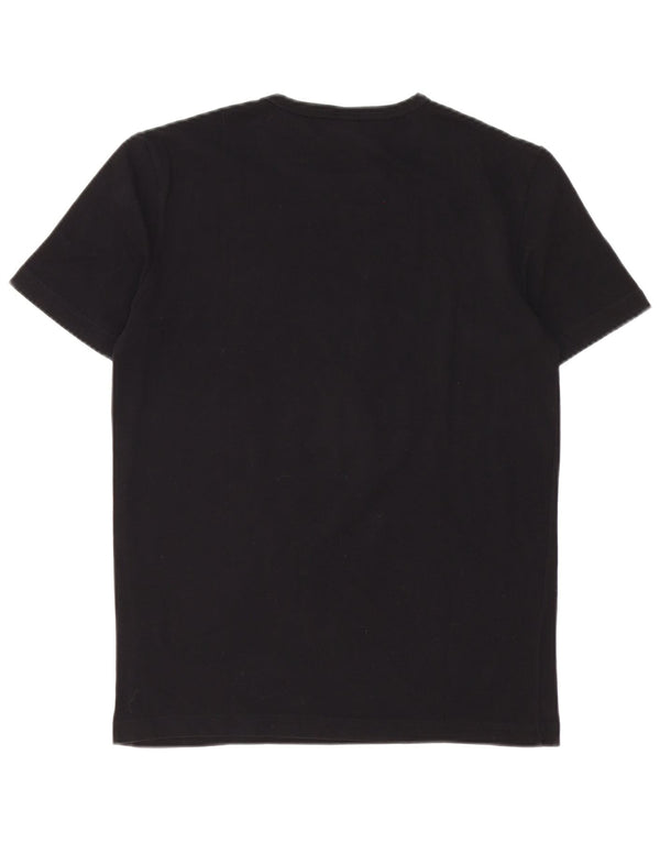 T-shirt grafica da uomo Bikkembergs Top piccola in cotone nero