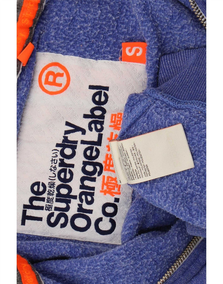 Giacca da ginnastica da uomo Superdry piccola in cotone blu