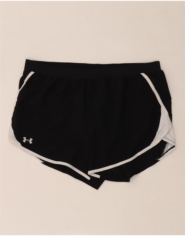 Pantaloncini sportivi Under Armour da donna Heat Gear UK 18 XL Black Colourblock