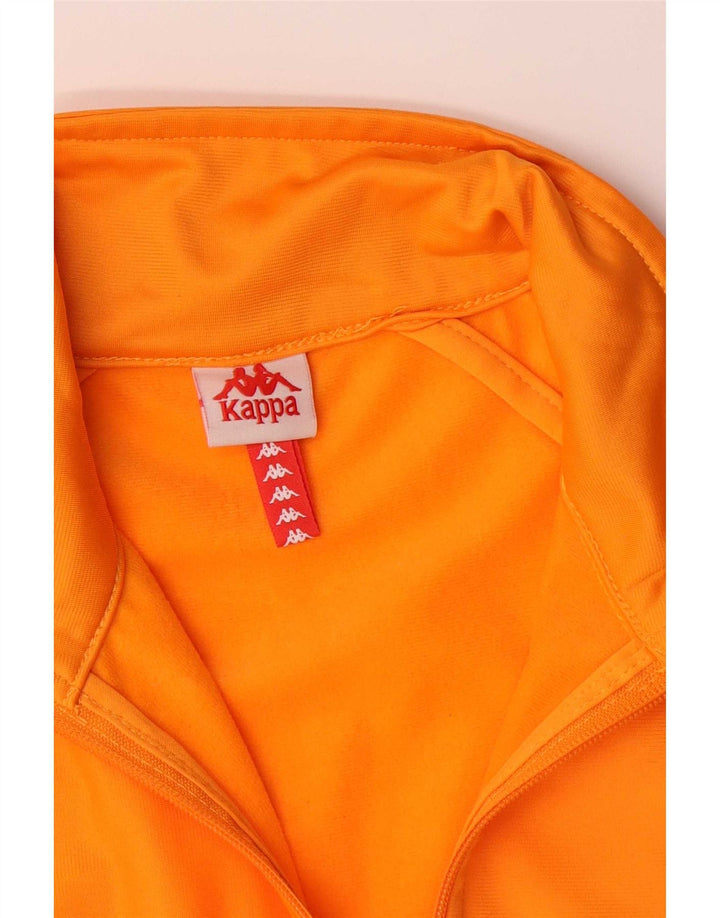 Giacca da ginnastica da donna con grafica Kappa UK 10 Small Orange Colourblock