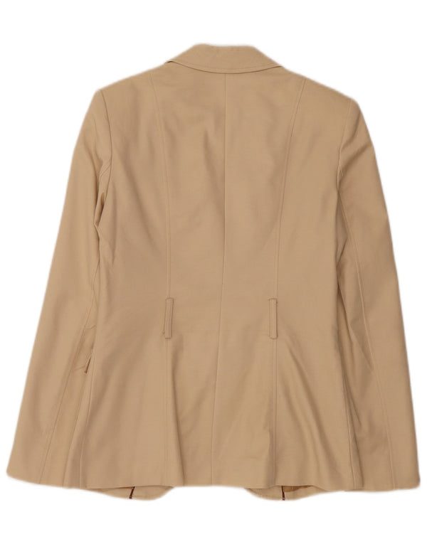 Giacca blazer a 2 bottoni da donna Zara UK 10 piccola beige