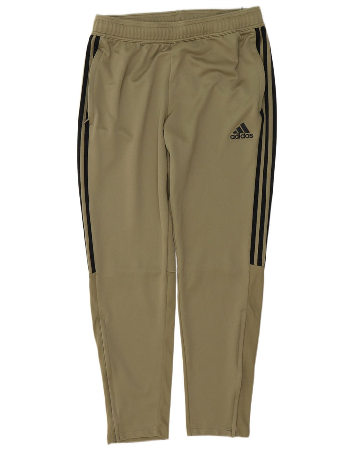 Pantaloni da tuta ADIDAS Aeroready da uomo, grandi, in poliestere kaki