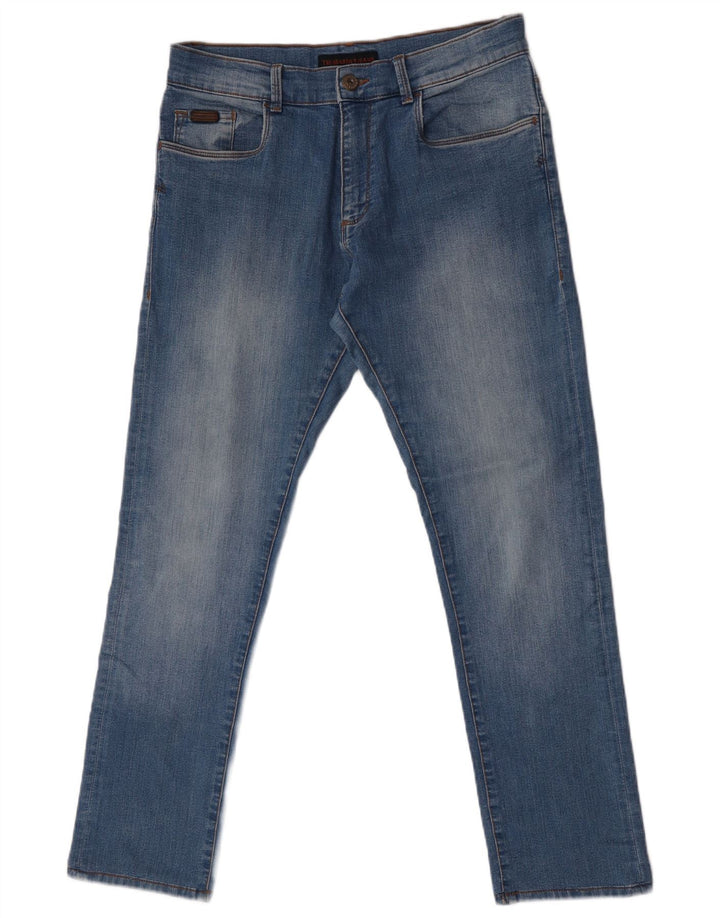 Jeans dritti da uomo Trussardi W33 L31 Blu