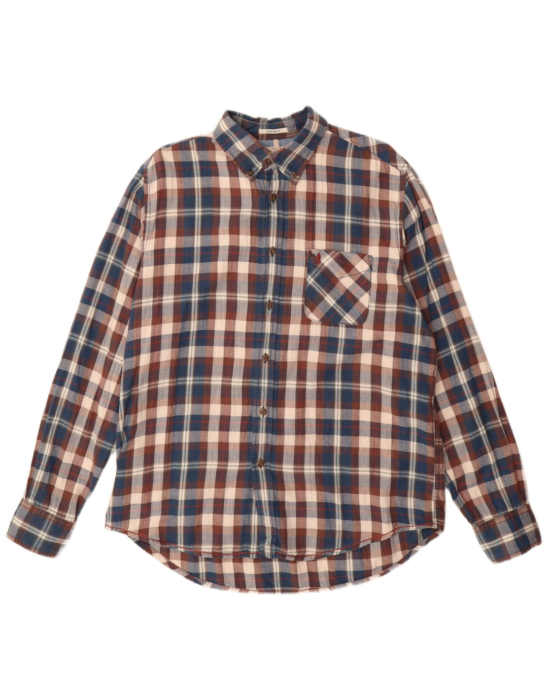 Marlboro Classics Camicia da uomo in flanella vestibilità regolare XL a quadri multicolore