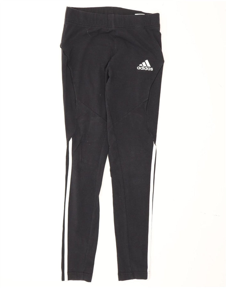 Leggings Adidas da donna UK 8/10 piccolo cotone nero