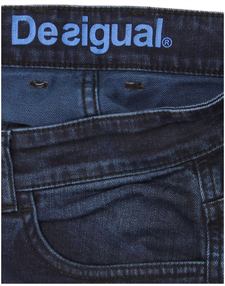 Jeans slim da uomo DESIGUAL W34 L34 Blu navy