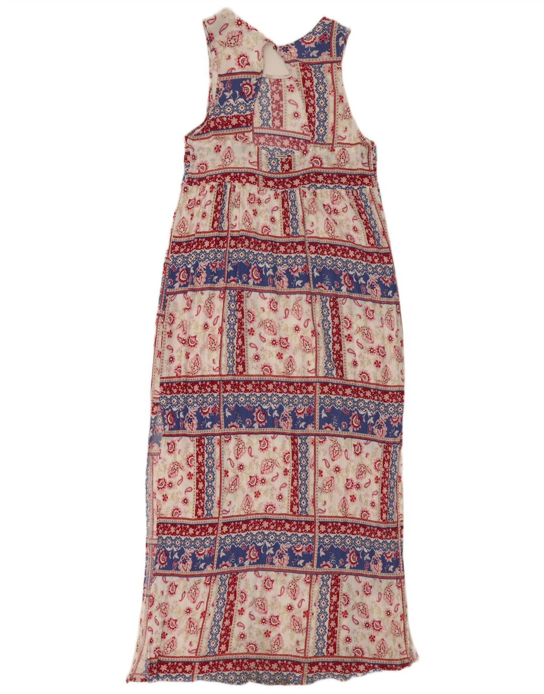 Abito lungo senza maniche da donna Volcom UK 12 Paisley medio multicolore