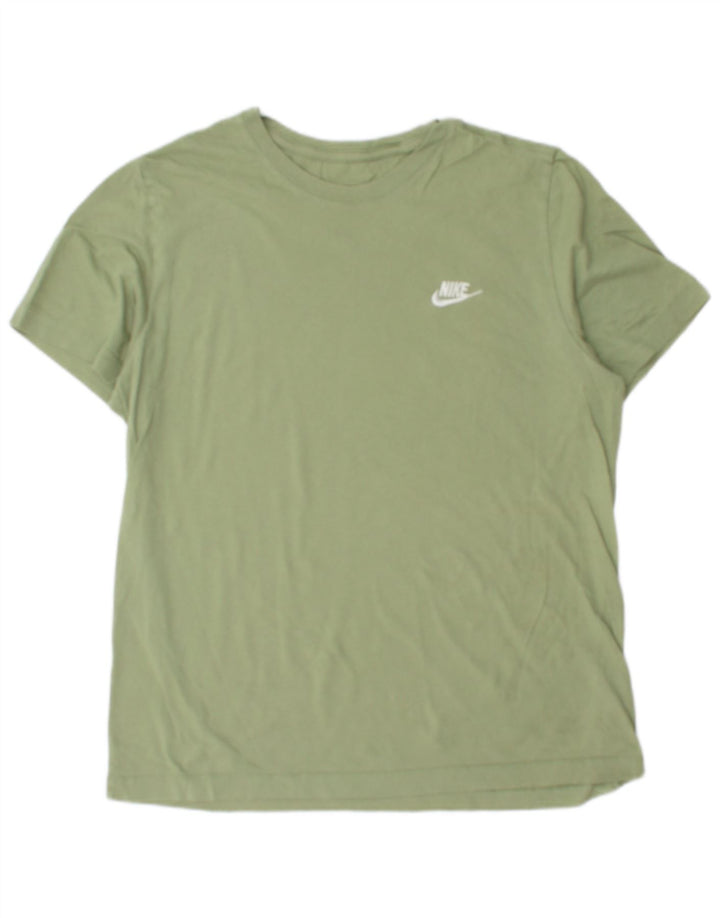 T-shirt da uomo Nike Top Large in cotone verde