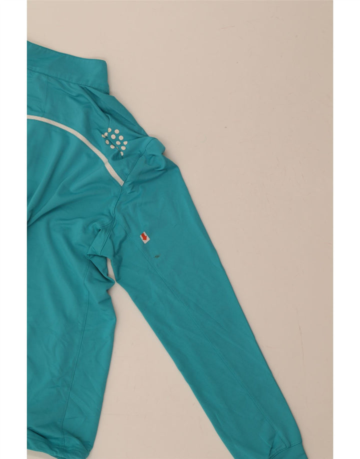 PUMA Mens Zip Neck Pullover Tracksuit Top Medium Blue Polyester Vintage Puma and Second-Hand Puma from Messina Hembry 