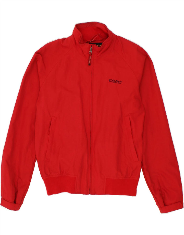 WOOLRICH Mens Bomber Jacket UK 36 Small Red Vintage Woolrich and Second-Hand Woolrich from Messina Hembry 