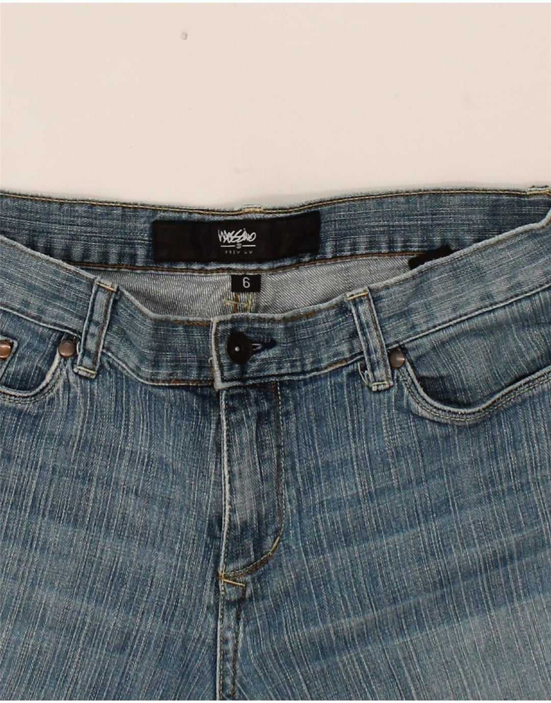 MOSSIMO Womens Straight Jeans US 6 Medium W30 L31 Blue Cotton Vintage Mossimo and Second-Hand Mossimo from Messina Hembry 