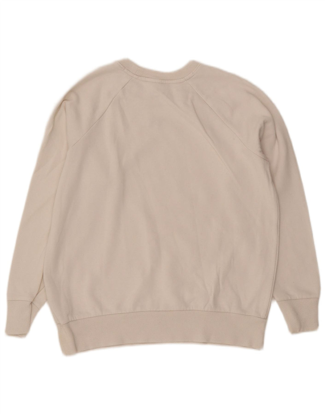 UNDER ARMOUR Womens Oversized Sweatshirt Jumper UK 6 XS White Cotton