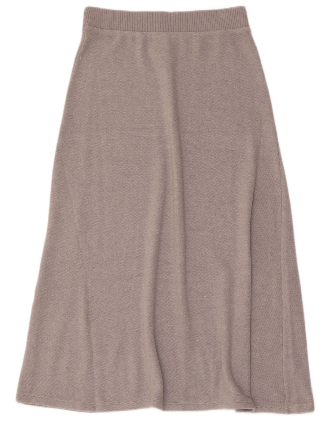 Gonna svasata in maglia da donna Zara piccola W26 in viscosa grigia