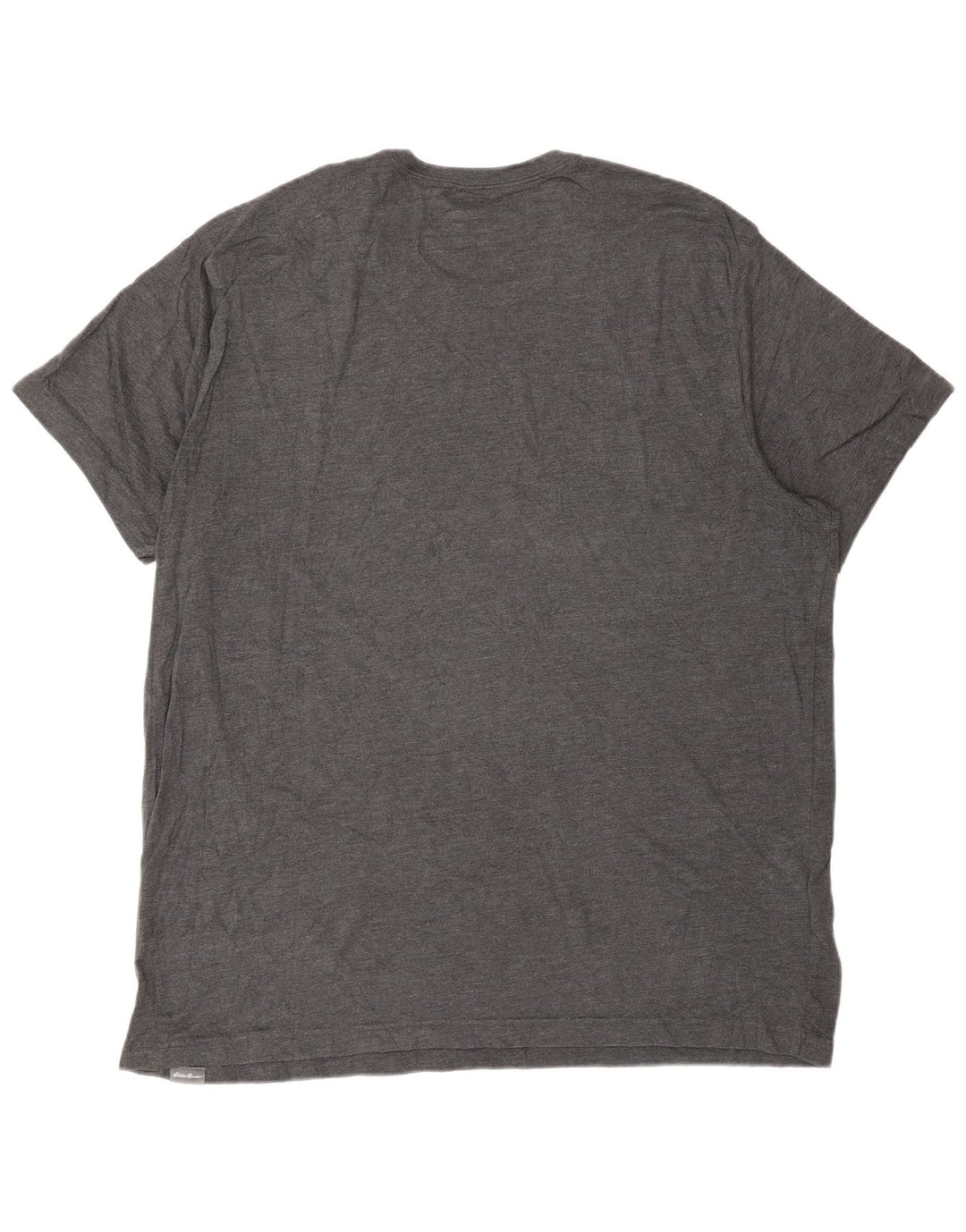 T-shirt grafica da uomo Eddie Bauer Top XL in cotone grigio