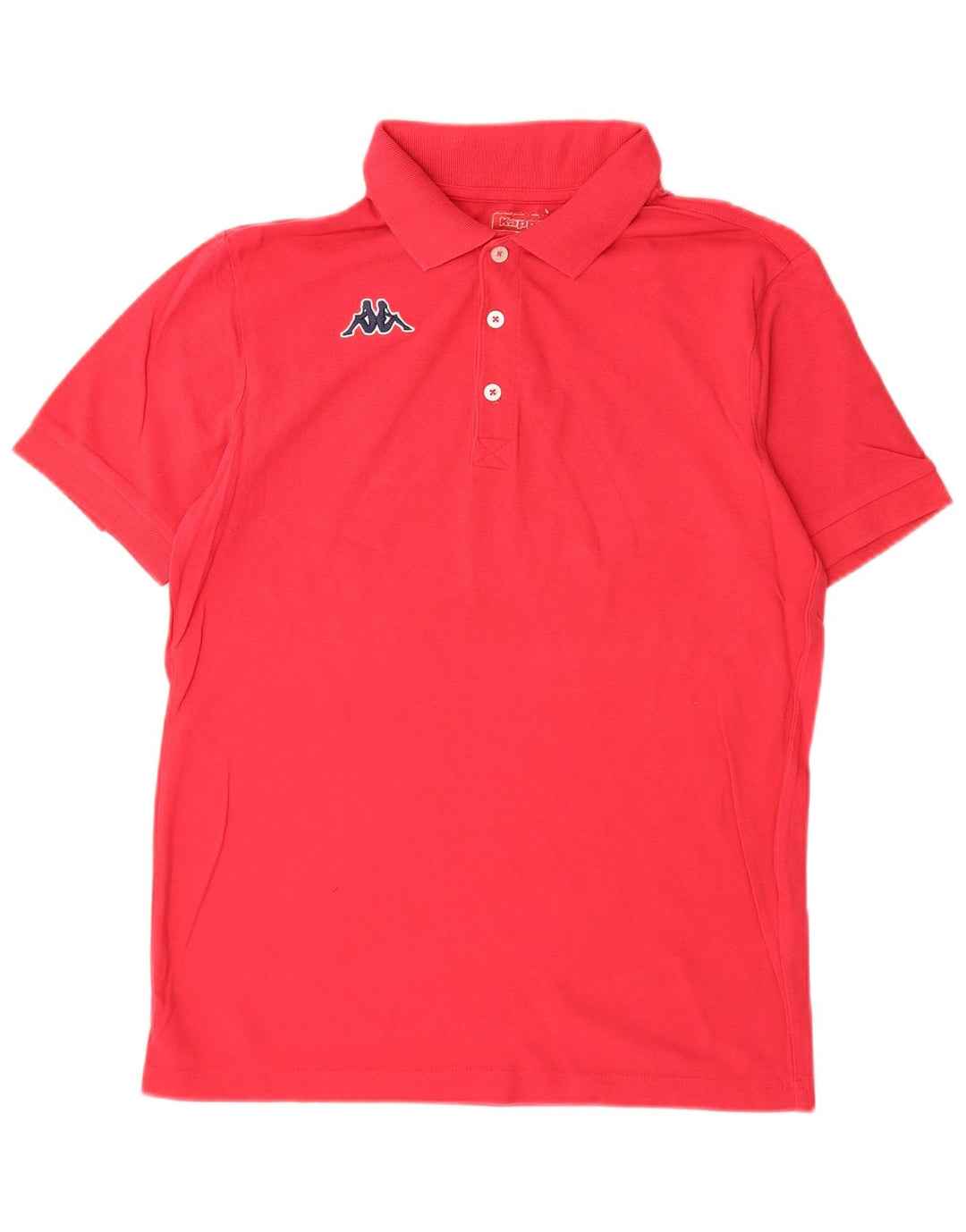 Polo Kappa Uomo Cotone Rosa Medio
