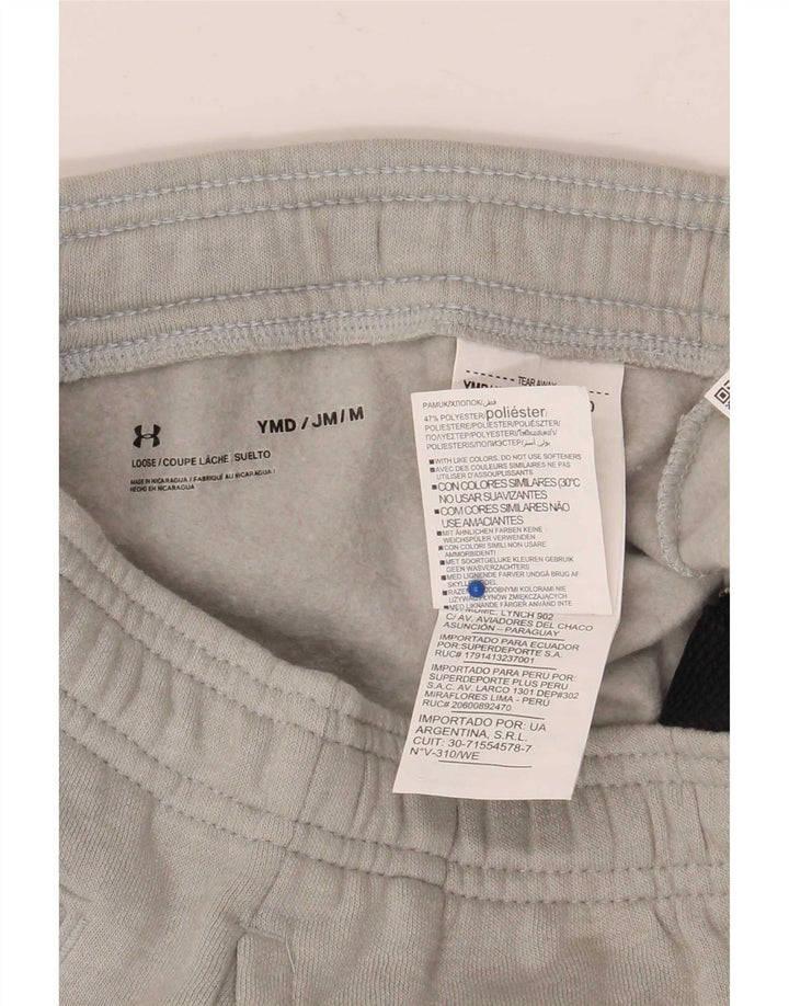 Pantaloni da tuta da ragazzo Under Armour da jogging 9-10 anni in cotone grigio medio