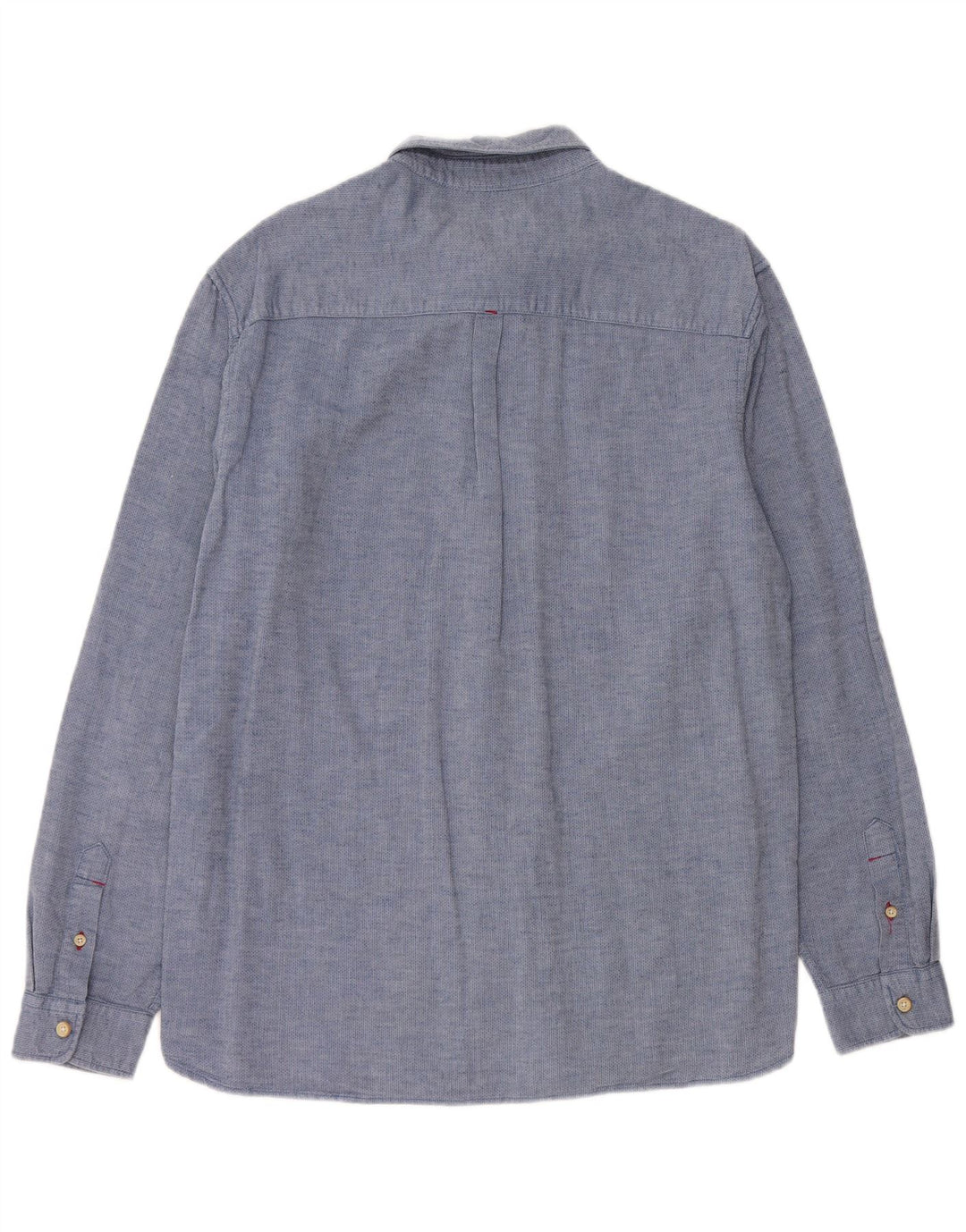 WHITE STUFF Camicia da uomo vestibilità classica in cotone blu medio