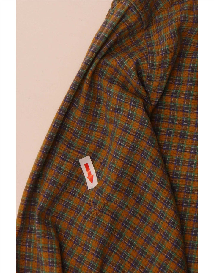 Camicia in flanella da uomo Goose & Gander IT 46 quadri marroni grandi