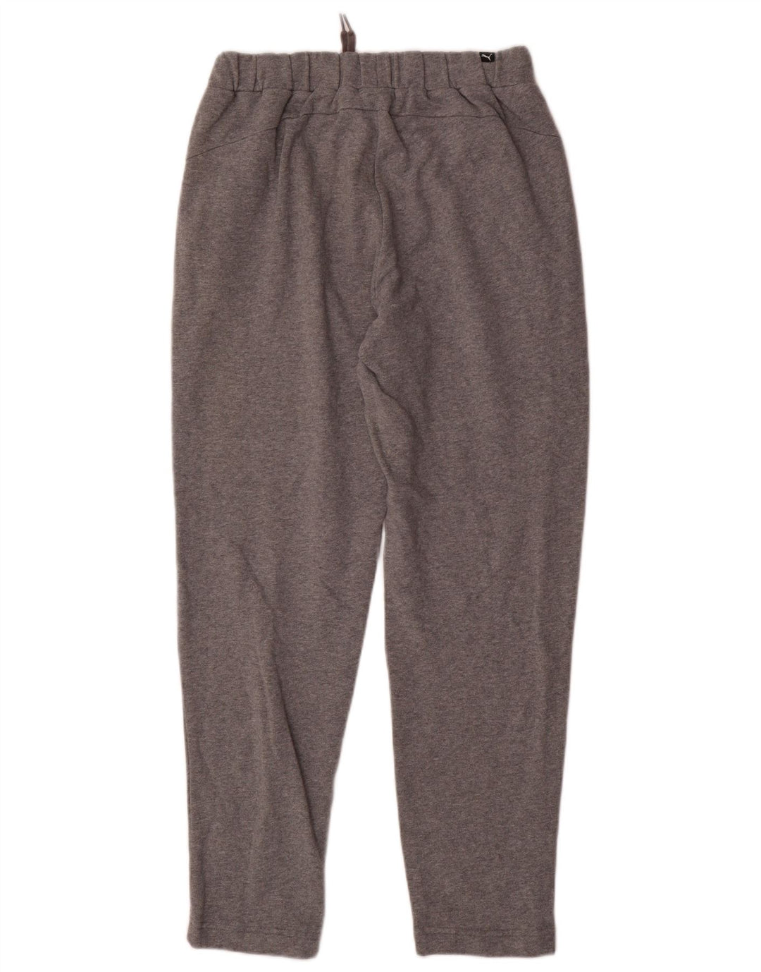 Pantaloni da tuta con grafica PUMA da uomo in cotone mélange grigio medio