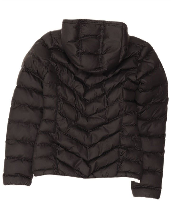 Giacca imbottita con cappuccio da donna Adidas UK 6 XS poliestere nero