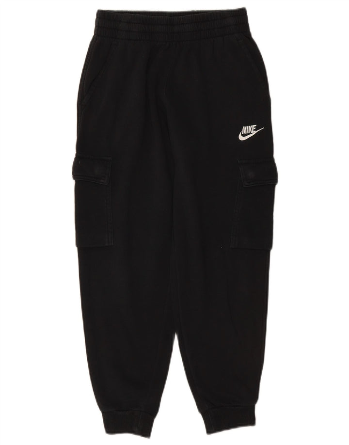 NIKE Pantaloni da tuta cargo da ragazzo Joggers 10-11 anni medio cotone nero