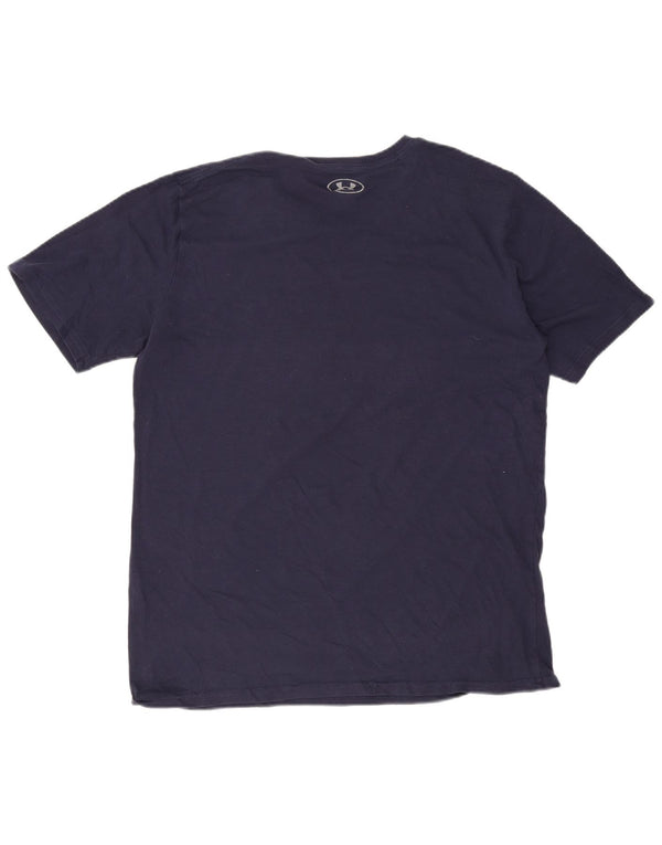 Maglietta grafica da uomo Under Armour Top Large Blu Navy