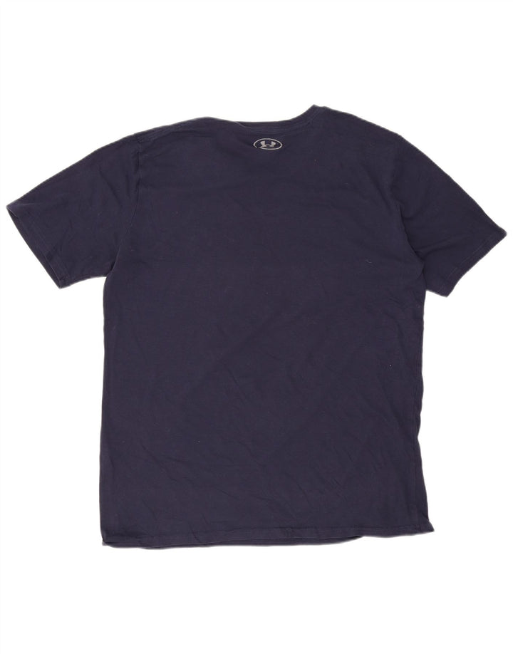Maglietta grafica da uomo Under Armour Top Large Blu Navy