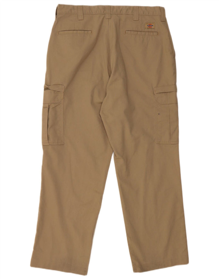 DICKIES Pantaloni cargo dritti da uomo W34 L30 Poliestere beige