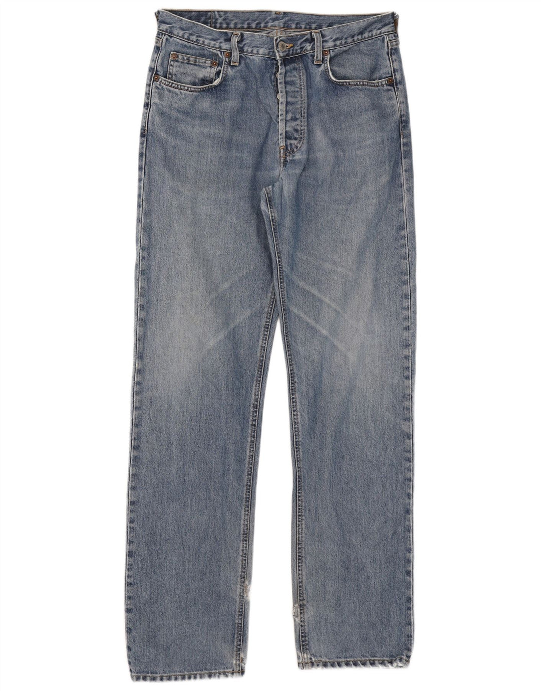 Jeans dritti da uomo Rifle W34 L34 in cotone blu