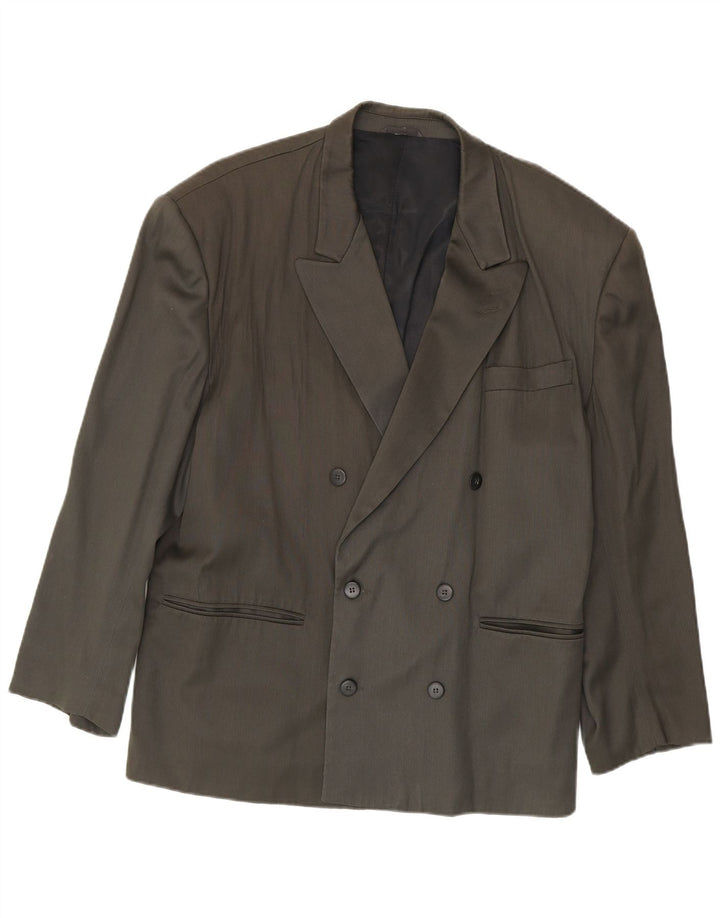 Giacca Blazer Doppiopetto Uomo Ciao IT 50 Large Grigio Lana